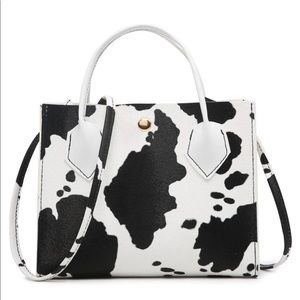 Mini Cow Print Bag